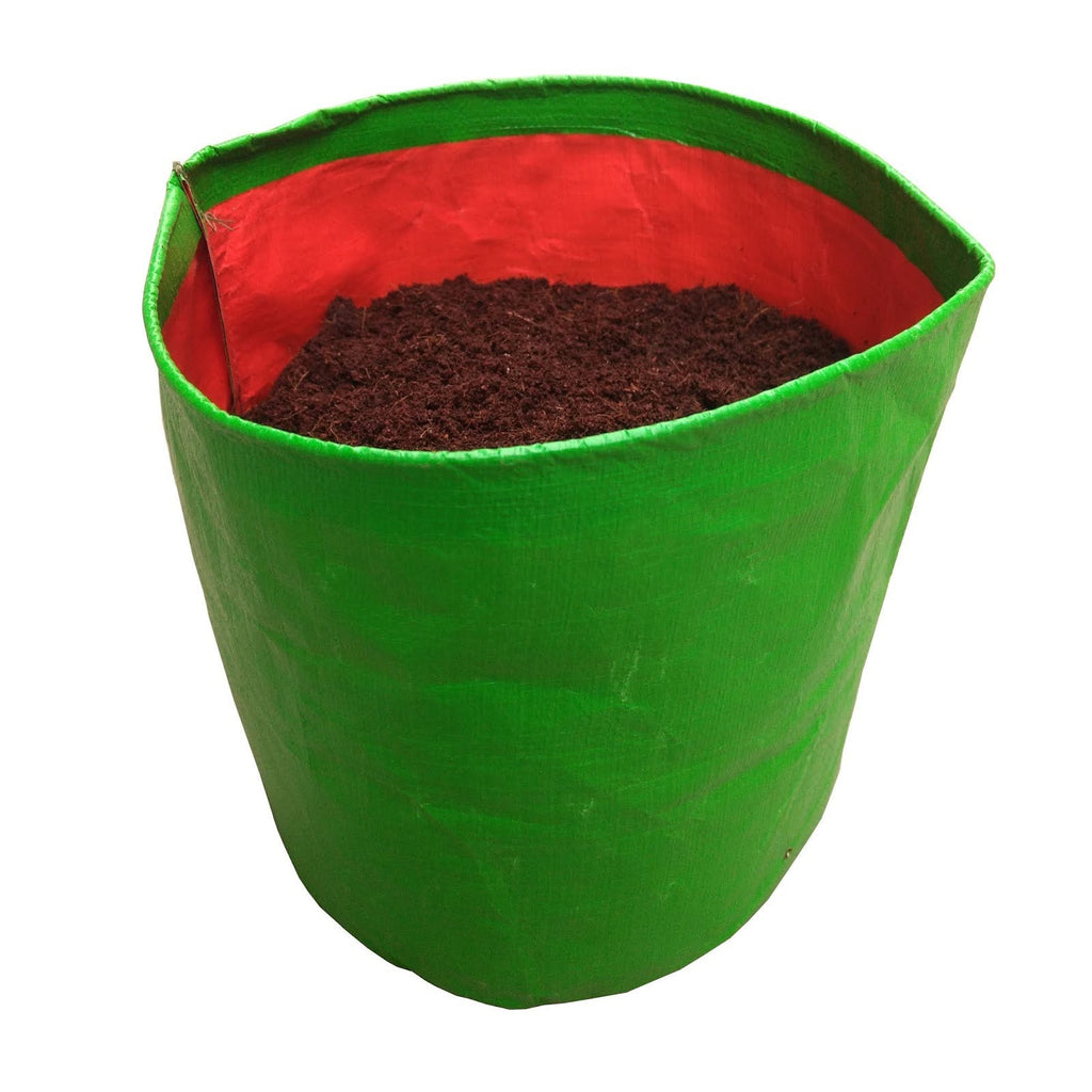 Green HDPE Grow Bags, UV Protected Plant Grow Bags, Planter, Pots for Kitchen Gardening